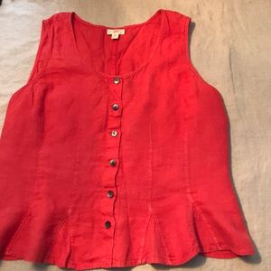 J Jill cropped blouse